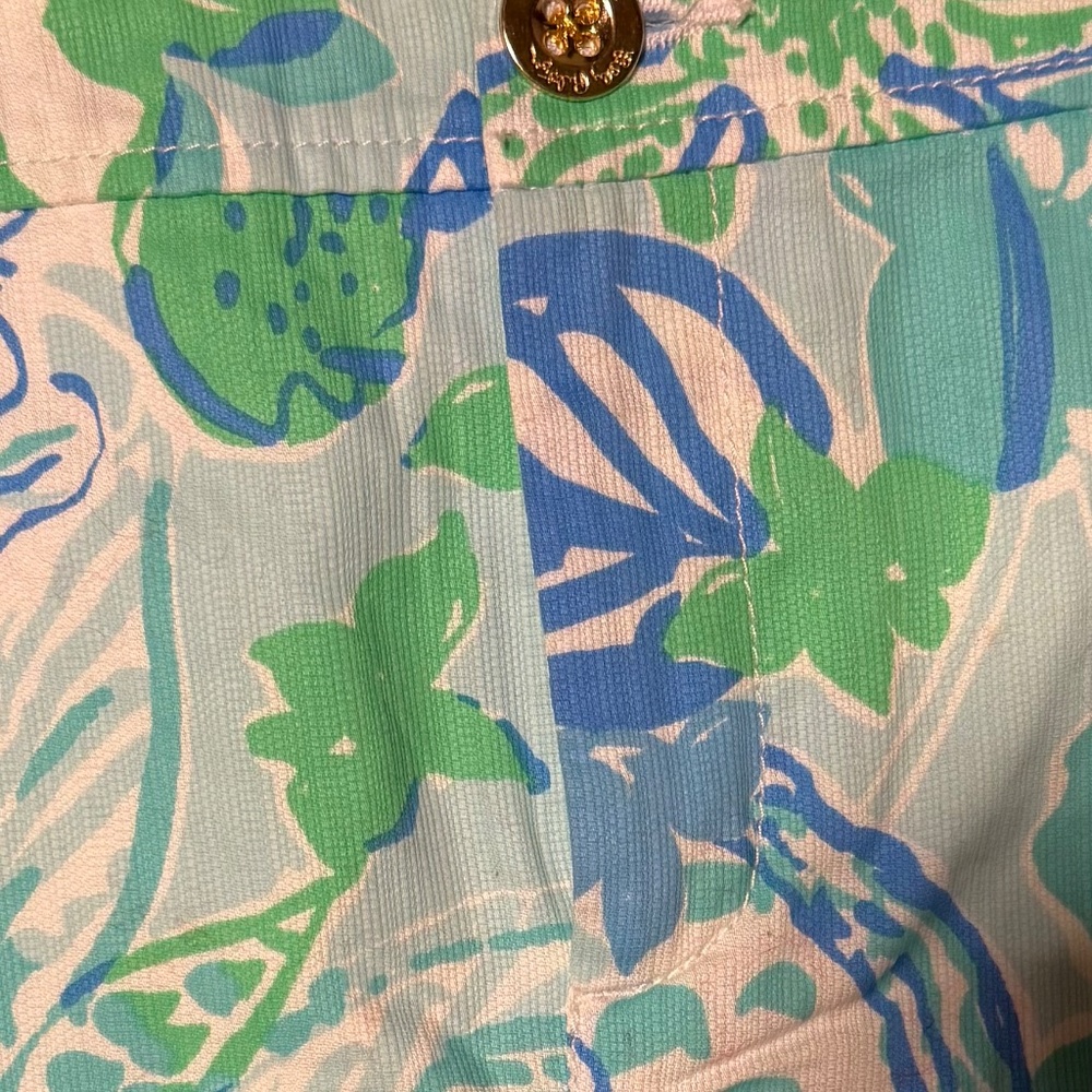 Lillly Pulitzer Scalloped Edge Skort Size 8 - Picture 2 of 5